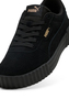 Puma Carina 3.0 SD Damen Sneaker Leder Schuhe 400721 01 Black-Gold