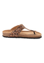 Tamaris Damen Zehensteg-Pantolette 1-27522-42-390 Schuhe M2752242 Braun/Leopard