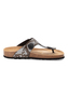 Tamaris Damen Zehensteg-Pantolette 1-27522-42-081 Schuhe M2752242 Black/Snake