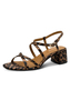 Tamaris Damen Sandalette 1-28204-42-360 Frauen Schuhe Vegan M2820442 Leopard