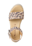 Tamaris Damen Leder Sandalette 1-28712-42-3A0 Frauen Schuhe Keilabsatz Leopard