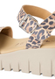 Tamaris Damen Leder Sandalette 1-28712-42-3A0 Frauen Schuhe Keilabsatz Leopard