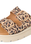 Tamaris Damen Leder Pantolette 1-27239-42-360 Frauen Schuhe Keilabsatz Leopard