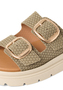 Tamaris Damen Leder Pantolette 1-27239-42-712 Frauen Schuhe Keilabsatz Gr�n