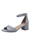 Tamaris Damen Sandalette 1-28226-42-880 Frauen Schuhe vegan Hellblau