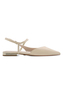 Tamaris Damen Leder Slingpumps 1-29409-42-418 Frauen Schuh Beige