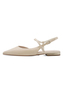 Tamaris Damen Leder Slingpumps 1-29409-42-418 Frauen Schuh Beige