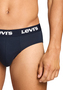 Levis Herren Retrobriefs REPEAT LOGO Slip Unterw�sche 6-er Pack 