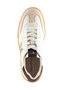 Tamaris Damen Leder Sneaker 1-23733-46-412 Frauen Schuhe Low Top Beige/Leopard