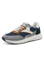 Tamaris Herren Leder Sneaker 1-13611-44-805 Schn�rsschuh Schuhe Blau