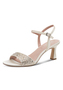 Tamaris Damen Sandalette 1-28313-46-289 Frauen Schuhe Stiletto Pearl Glam 
