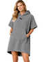 Puma Unisex Badeponcho Poncho mit Kapuze Strand Sauna 660009
