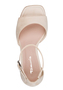 Tamaris Damen Sandalette 1-28318-46-251 Frauen Schuhe elegant Textil beige