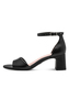Tamaris Leder Sandalette Damen 1-28347-46-003 Frauen Schuhe elegant schwarz