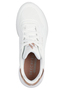 Skechers Damen Uno Lite Shimmer Along Sneaker  177291 WHT White 