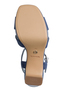 Tamaris Damen Leder Sandalette 1-28309-42-800 Frauen Schuhe Blau