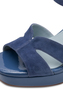 Tamaris Damen Leder Sandalette 1-28309-42-800 Frauen Schuhe Blau