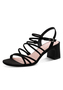 Tamaris Damen Leder Sandalette 1-28325-42-001 Frauen Schuhe elegant Schwarz
