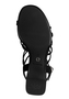 Tamaris Damen Leder Sandalette 1-28325-42-001 Frauen Schuhe elegant Schwarz