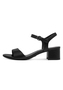 Tamaris Leder Sandalette 1-28250-42-001 Damen Frauen Schuhe Blockabsatz Schwarz