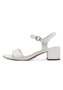 Tamaris Leder Sandalette 1-28250-42-100 Damen Frauen Schuhe Blockabsatz Wei�