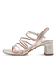 Tamaris Damen Leder Sandalette 1-28325-42-957 Frauen Schuhe elegant Metallic