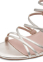 Tamaris Damen Leder Sandalette 1-28325-42-957 Frauen Schuhe elegant Metallic