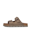 Rieker Herren Pantolette flach Pantoletten 21190-64 beige