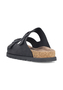 Rieker Herren Pantolette flach Pantoletten 21190-00 Black