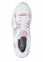 Rieker CAMDEN Damen Sneaker W4200-80 Low Cut Retro Wei�/Rosa