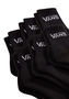 6 Paar Vans Half Crew Sneakersocken Sportsocken VN000QCC