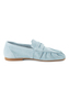 Tamaris Damen Leder Moccassin 1-24205-46-880 Frauen Schuhe Slipper Hellblau