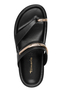 Tamaris Leder Pantolette Damen 1-27415-46-001 Frauen Schuhe Footbed Schwarz