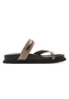 Tamaris Leder Pantolette Damen 1-27415-46-341 Frauen Schuhe Footbed Beige