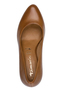 Tamaris klassische Leder Pumps 1-22433-41-440 Damen Schuhe Blockabsatz braun