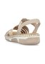 Rieker Damen Riemchensandalen 66201-62 Beige