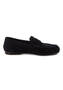 Tamaris Damen Leder Moccassin 1-24205-46-805 Frauen Schuhe Slipper Dunkelblau