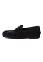 Tamaris Damen Leder Moccassin 1-24205-46-805 Frauen Schuhe Slipper Dunkelblau