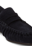 Tamaris Damen Leder Moccassin 1-24205-46-805 Frauen Schuhe Slipper Dunkelblau