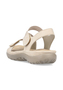 Rieker Damen Riemchensandalen Trekkingsandale Sandalen 64870-62 Beige
