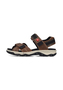 Rieker Damen Trekkingsandalen Sandalen 68851-22 Braun