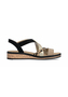 Rieker Damen Keilsandaletten Sandalen V3663-92 Frauen Schuhe Sandale Keilabsatz