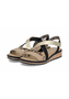 Rieker Damen Keilsandaletten Sandalen V3663-92 Frauen Schuhe Sandale Keilabsatz