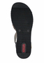 Rieker Damen Keilsandaletten Sandalen V3663-92 Frauen Schuhe Sandale Keilabsatz