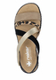 Rieker Damen Keilsandaletten Sandalen V3663-92 Frauen Schuhe Sandale Keilabsatz