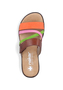 Rieker Damen Pantoletten V3652-96 Keilabsatz Slipper Bunt 