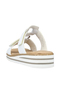 Rieker Damen Pantoletten V0636-80 Keilabsatz Slipper Wei�