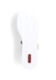 Rieker Damen Pantoletten V0636-80 Keilabsatz Slipper Wei�