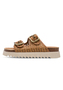 Tamaris Damen Pantolette 1-27516-46-305 Frauen Schuhe Plateau Vegan Braun