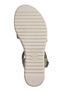 Tamaris Damen Sandalette 1-28118-44-771 Frauen Schuhe Keilabsatz Gr�n